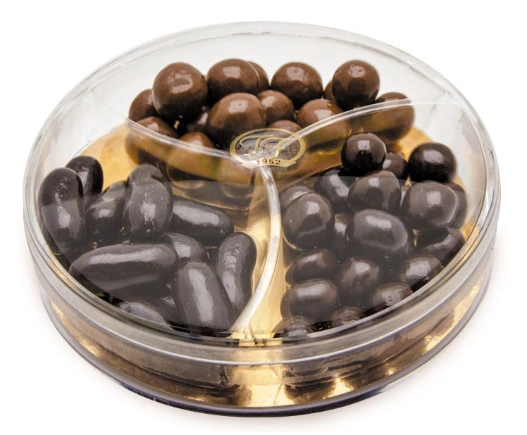 Chokladöverdragna frukter och nötter