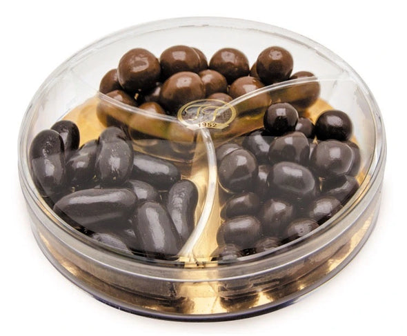 Chokladöverdragna frukter och nötter