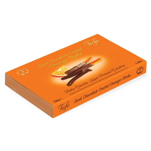 Apelsinskal täckt med choklad