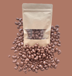 Milk chocolate cashews