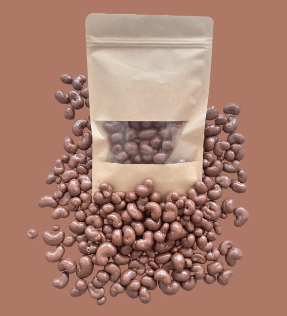 Milk chocolate cashews