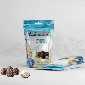 Kokos och dadelchoklad med solroskärnor