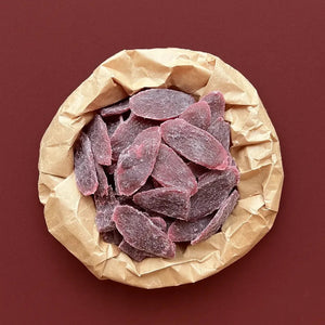 Torkade Ananas med tranbärssmak