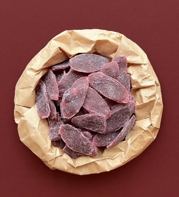 Torkade Ananas med tranbärssmak