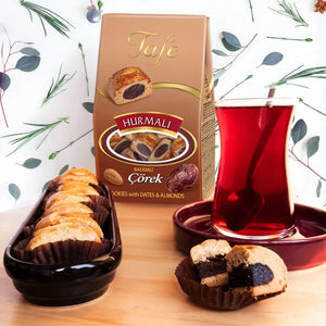 Dadelkakor med mandlar